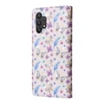 thumbnail image 2 of Wallet Case for Samsung A32 5G with RFID Blocking Credit Card Slots Holder, Cute Patterned Gold Brushing Magnetic Flip Kickstand Wrist Strap Cover for Samsung Galaxy A32 5G, Butterfly Flower, 2 of 8