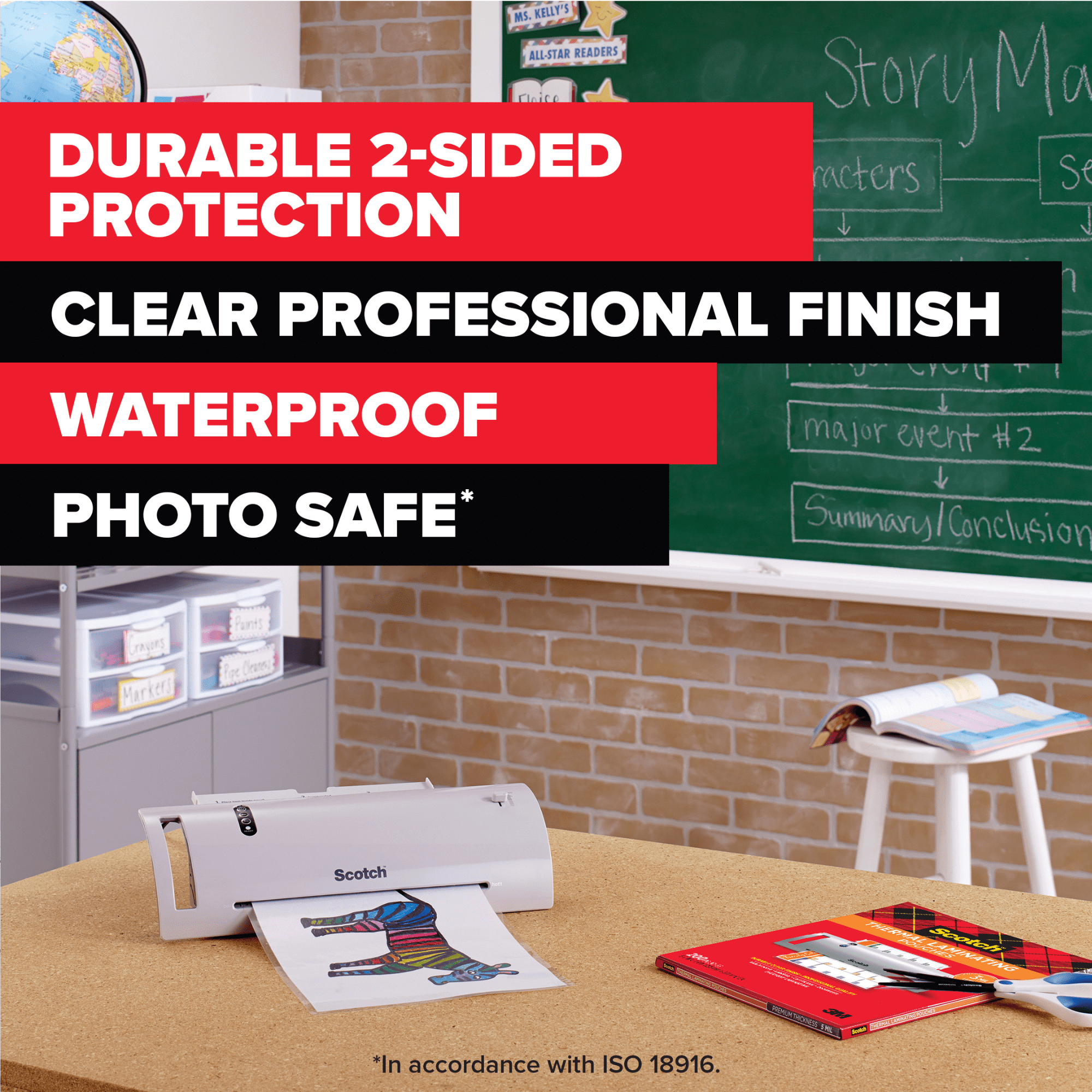Scotch Thermal Laminating Pouches: 8.9 in. x 11.4 in. (Clear) [600-pack]