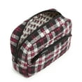 thumbnail image 2 of Vera Bradley Women's Cotton Large Cosmetic Bag Fireplace Plaid, 2 of 2