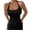 Black, variant on Women's Halter Neck Tank Top, Solid Color Backless Knit Vest with Built-In Bra, Chic & Stylish Sleeveless Top for Summer, Going Out, and Layered Outfits-Black