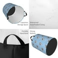 thumbnail image 4 of Kll French Bulldog2 Waterproof Foldable Laundry Hamper Bucket With Handles For Storage Bin,Kids Room,Home Organizer (Medium), 4 of 8