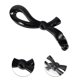 thumbnail image 3 of Ofertas Únicas 1 Pc Pinza de Pelo de Cinta Elegante de Moda para Mujeres 4.09"x1.57"x0.87" Negro, 3 of 3