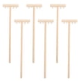 thumbnail image 1 of 6pcs Small Mini Rake Mini Sand Rake Mini Garden Rake Mini Rake For Gardening Miniature Sand Rake Craftsman Rake For Mini Rake Craft Mini Toy Rakes, 1 of 5
