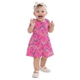 thumbnail image 2 of Trolls Toddler Girl Print Skater Dress, Sizes 12M-5T, 2 of 4