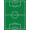 Green, Pattern 7, variant on ODIKA 8'x10' Washable Area Rug Non-Shedding, Easy Care, Field Touchdown Lines Goalpost Motif Rugby Training Football Car Refined for King Size Bedroom Under Bed, Master Suite
