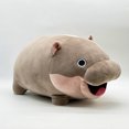 thumbnail image 2 of Peluche de peluche con dibujos animados de hipopótamo Moo Deng, 42 cm, 2 of 2