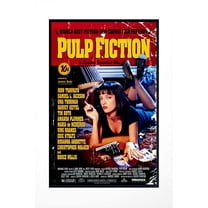 Pulp Fiction Movie Art Poster 1 Canvas Poster Bedroom Decor Sports Landscape Office Room Decor Frameless Gift 12 x 18 inch(30cm x 46cm)