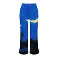 thumbnail image 4 of Bovemsi Wide Leg Pants Woman 2025 New Summer Flower Lightweight And Loose Casual Colorful Imitation Jeans Travel Pants, 4 of 9