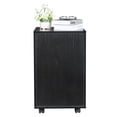 thumbnail image 3 of Hassch File Cabinet with Lock and 3 Drawers, Rolling Filing Cabinet with Caster, Under Desk Fling Cabinet for Home Office, Mobile Printer Stand for Letter Size, Black, 3 of 10