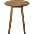 thumbnail image 1 of Walker Edison Quintana Table d'Appoint Extérieure Contemporaine à Lattes, 20 Pouces, Marron, 1 of 10