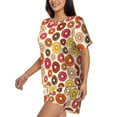 thumbnail image 5 of Sigee Donut for Sleepwear Casual Pjs with Pockets Women's Pajamas Sets Shorts 2 Piece Short Sleeve Lounge Sets 4X-Large, 5 of 9