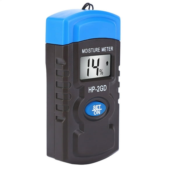 Moisture Meter Wood Moisture Meter Digital Moisture Meter Humidity Meter Portable Wood Moisture Meter Digital Humidity Temperature Tester High Accuracy