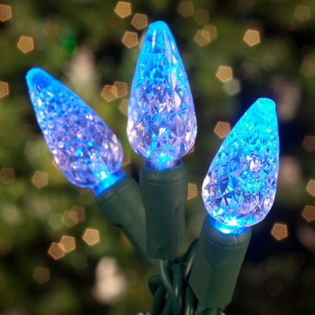 Commercial 70 ct. Ice Blue Strawberry LED Lights with 6 in. Spacing (Case)