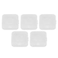 thumbnail image 2 of Estuche de almacenamiento para borlas de maquillaje soporte para borlas para polvo transpirable a prueba de polvo blanco transparente para viajes para cápsulas ANGGREK Otros, 2 of 8