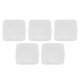 thumbnail image 2 of Estuche de almacenamiento para borlas de maquillaje caja de almacenamiento para borlas en polvo elegante 5 uds blanco transparente a prueba de polvo portátil para viajes ANGGREK Otros, 2 of 8
