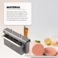 thumbnail image 3 of 2X Meats Tool Pressing Tool Kitchen Cooking Tool,Stainless Steel,Rectangle,Forming Tool for Homemade,Beef Brick,2 x Meats Press Tool,Silver, 3 of 9