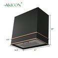 thumbnail image 7 of Akicon Range Hood 30 Inch, 600 CFM Ducted Vent Hood, Stainless Steel Box Kitchen Hood with 2 LED Lights, Removable Baffle Filters, Stove Hood Vent for Kitchen, 3 Speeds, Wall Mounted (AK-HS30HB-JBC), 7 of 7