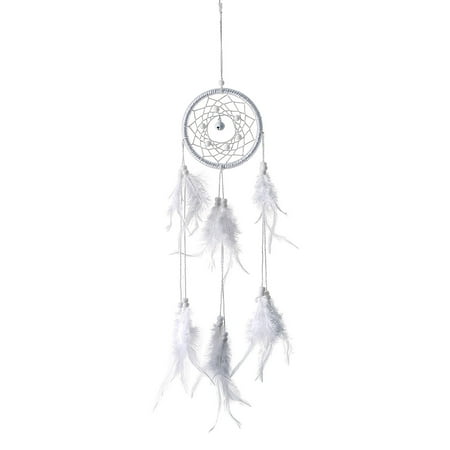 

Sehao White Feather Pendant Wind Chime Pendant Bedroom Wall Hanging