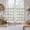Green, variant on Red Buffalo Plaid Kitchen Curtain for Berdoom Living Room Cafe 45 Inch Length, Farmhouse Check Stripes Retro Geometric Tiers Curtains Light Filtering Drapes Window Treatment 2 Panels 52"Wx45"L