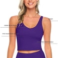 thumbnail image 2 of ACTIVE UNIFORMS SCRUBS Women's Short Sleeve Round-Neck T-Shirt Under Scrub (Purple, Small), 2 of 6