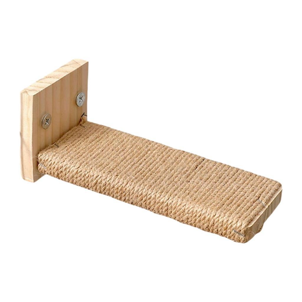 EHJRE Cat Wall Bed, Kitten Wall Furniture, Easy Installation, Indoor Activity, Cat Climbing Ladder, Scratching Post for Small Large Cats L