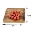thumbnail image 4 of Woodard & Charles Acacia Wood 23" Paddle Board with 4 Serving Plates, 5 Piece Serving Set, 4 of 5
