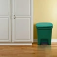 thumbnail image 5 of 10L Gallon Trash Can Plastic Step On Kitchen Trash Can Green, 5 of 6