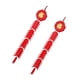thumbnail image 1 of Festive Hanging Decorations Red Pepper Shaped Spring Festival Pendant 150X30X2cm 2Pcs, 1 of 1