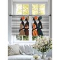 thumbnail image 6 of Sheer Curtains 54 Inches Long, Black Female Light Filtering Window Curtains for Living Room/Bedroom, African Women Geometric Abstract Art Rod Pocket Voile Sheer Curtain Drapes, 52"W x 54"L, 2 Panels, 6 of 8