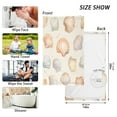 thumbnail image 6 of Yayeee 100% Cotton Hand Towels for Bathroom 16" x 28" Kitchen Towel, Beige Seashell, 6 of 7