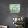 thumbnail image 3 of Anchor Bathroom Wall Art Sea Turtle Nautical Beach Ocean-Themed Pictures Wall Decor Bible Motivational Quotes Canvas Print Christian Artwork for Home Office Living Room Bedroom 16"x12", 3 of 6