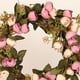 thumbnail image 3 of Arreglos De Rosas Artificiales Arreglos Florales Puerta Principal Pared Hogar DIY Piso Jardín Oficina Decoración De Púrpura Colco corona de flores de primavera, 3 of 6
