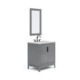 thumbnail image 3 of Water Creation Elizabeth 30" Wood Single Bathroom Vanity in Gray/Bronze, 3 of 7