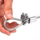 thumbnail image 4 of Piezas Abrazadera de Cable de Acero M6 Abrazaderas en Forma de U Perno en U Abrazadera de Cuerda en Forma de U para Cable Tendedero de Acero Abrazadera de Cable de Acero Abrazaderas de Acero, 4 of 5