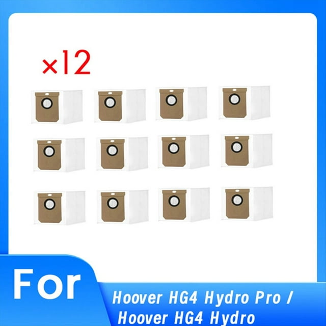 12 Bolsas para Polvo para Accesorios de Aspiradora HG4 Hydro Pro/ HG4 Hydro Bolsas para Polvo Diseñadas para Durar y Funcionar Bien