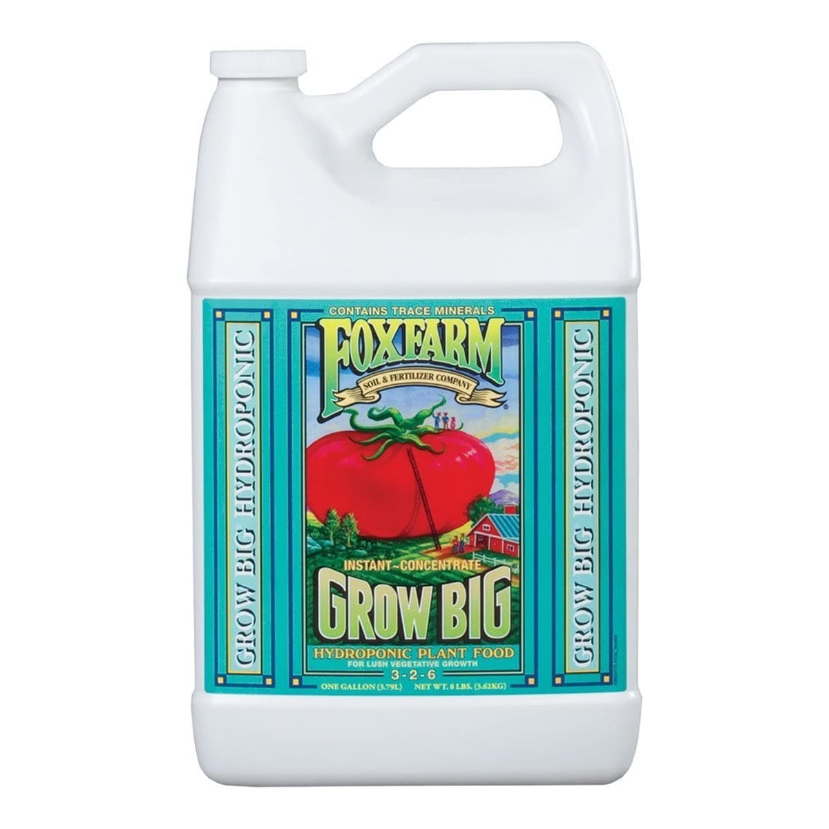 FoxFarm FX14011 Grow Big Hydroponic Liquid Concentrate Fertilizer, 1