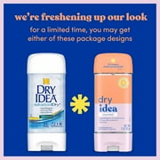 Dry Idea Advanced Dry Hypo Allergenic Clear Gel Antiperspirant And Deodorant, Unscented, 3 Oz..