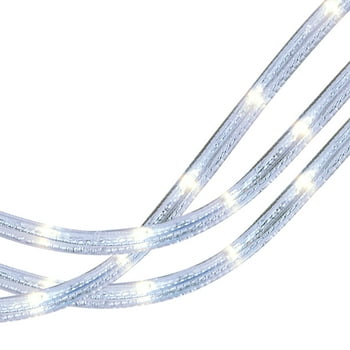 Holiday Time Cool White LED Rope Light, with White Wire, 20.1 feet