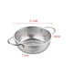 thumbnail image 4 of BRIGHTFUFU Cesta coladora de doble asa, filtro de acero inoxidable, colador de cocina para alimentos fritos, verduras, frutas (19,4), 4 of 7