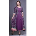 thumbnail image 5 of Bimba Printed Women Anarkali Dresses Sleeveless Long Indian Kurtis Ethnic Kurta, 5 of 6