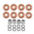 thumbnail image 2 of ABEC-11 Skateboard Bearing Skates Inline Skates Longboard Bearings Set - Orange, 2 of 10