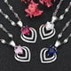 thumbnail image 3 of Jumpingount Collar plateado portátil para mujer, gargantilla elegante con forma de corazón decorativa respetuosa con la piel para chicas y mujeres, regalo Ropa, zapatos y accesorios Miscelánea Rosa Jumpingount AP019048-01, 3 of 6