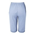 thumbnail image 4 of Women's Casual Pants Women'S Casual Loose Pocket Cotton Elastic Casual Pants Pants,Blue Women's Casual Pants XL, 4 of 9