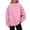 Pink, variant on HAJWOH Mock Neck Sweatshirt For Women Oversized Turtleneck Sweater Long Sleeve Pullover Tops Fall Fashion Clothes