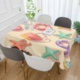 thumbnail image 2 of Yayeee Tablecloths 54" x 54" Rectangle Wrinkle Resistant Party Table Cover, Beach Toys Pattern, 2 of 8