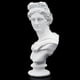 thumbnail image 3 of 5,9 '' estatua clásica del busto de Apolo de mitología mini Zulema Figura de mitología griega, 3 of 7