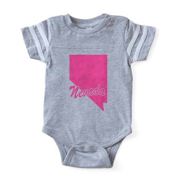 CafePress - Nevada - Cute Infant Baby Football Bodysuit