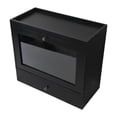thumbnail image 1 of Organizador de perfumes para hombres, vitrina para cosméticos, soporte para perfumes, almacenamiento de joyas Negro, 1 of 9