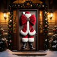 thumbnail image 6 of Dalxymotic Christmas Door Tapestry, Xmas Front Door Hanging Cloth Cover, Christmas Decorations Indoor Outdoor, Winter Indoor Tapestry Cover Decor for Door, Wall, Bedroom, Home, 6 of 9