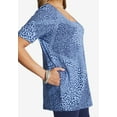 thumbnail image 4 of Jessica London Women's Plus Size Stretch Cotton Square Neck Tunic, 4 of 6